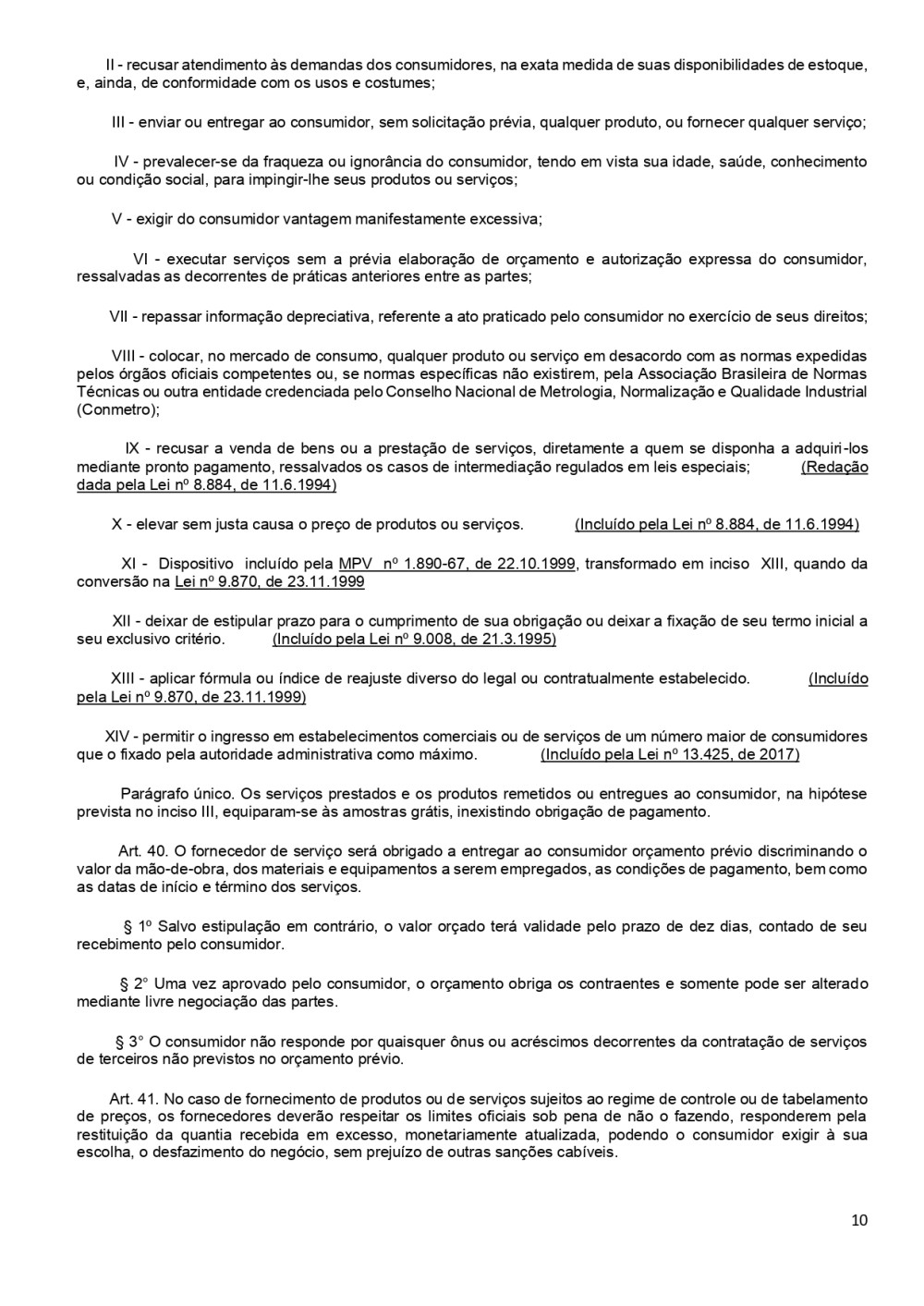 Código de Defesa do Consumidor Associação Comercial e Empresarial de